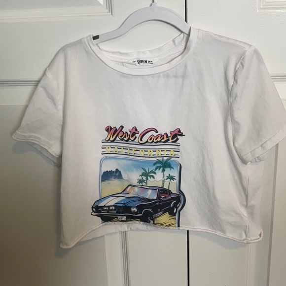 West cost crop top Tess-shirt - Picture 1 of 2